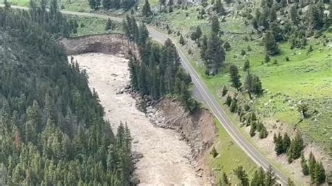 Yellowstone Aerial Views Show Significant Damage To Landscape After Floods