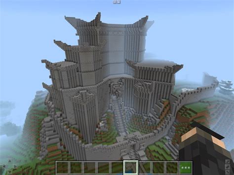 I Built A Mountain Themed Dragonstone From Got In Minecraft Pe