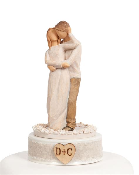 Personalized Willow Tree Together Wedding Cake Topper