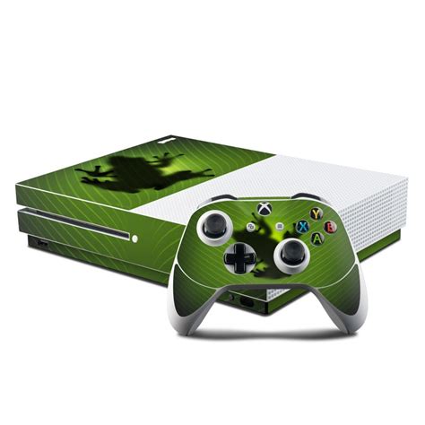 Microsoft Xbox One S Console And Controller Kit Skin Frog By Vlad