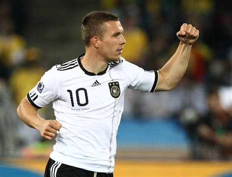 Watch lukas podolski's two goals for germany against poland. Lukas Podolski Photos Photos - Germany vs Australia at the ...