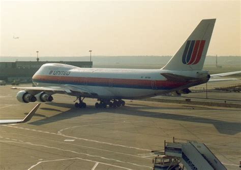 United Airlines Boeing 747 122 N4719u At Frankfurt Main Circa 1997