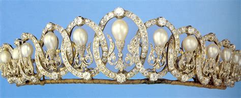 A Diamond And Natural Pearl Belle Epoque Tiara Circa 1905 Featuring