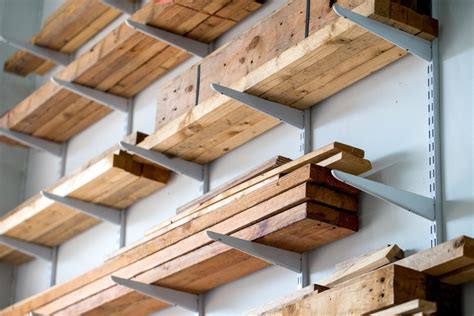 Choosing The Best Lumber Rack For Your Wood Storage Garage Shelving