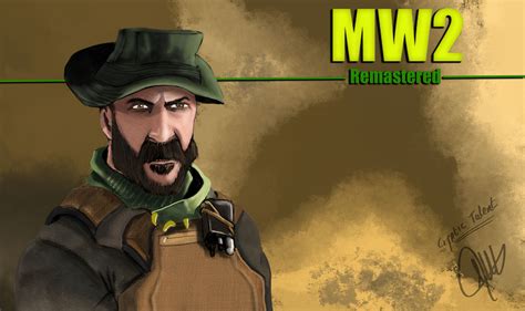 Captain Price Mw2 Remastered By Cryptictalent On Deviantart