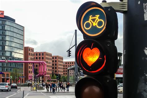 Traffic Light Love Seen At Potsdamer Platz In Berlin Flickr