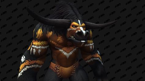 New Male Tauren Shadowlands Customizations Fur Colors Body And Face