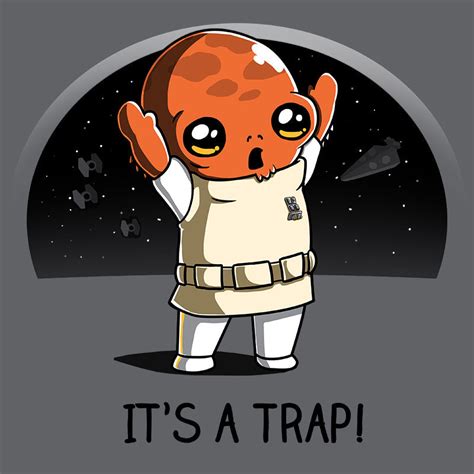 Admiral Ackbar It S A Trap T Shirt Official Star Wars Tee Teeturtle