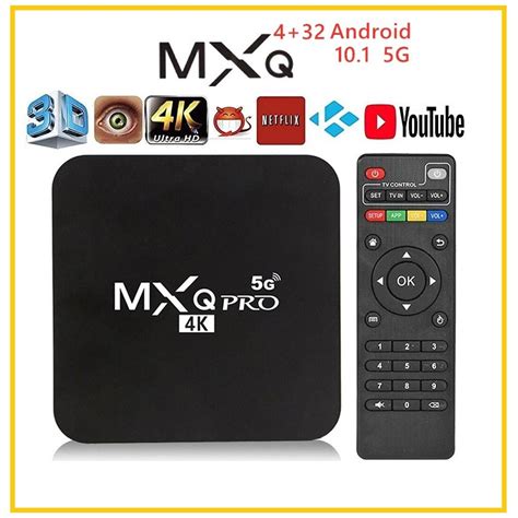 5g Mxq Pro 4k Android Tv Box 24ghz Wifi Quad Core Home Media Player