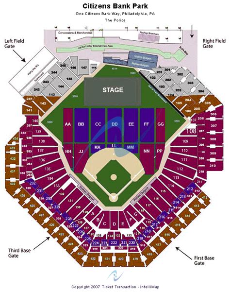 Phillies Seating Chart Seat Numbers