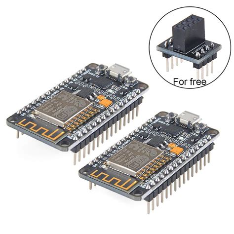 Makerfocus 2pcs Esp8266 Module Esp 12f Nodemcu Lua Wifi Internet New V