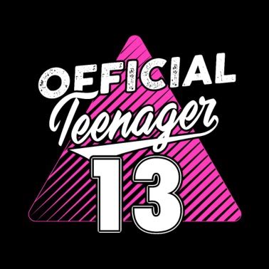 Herunterladen hintergrundbild happy 13th birthday 4k bunte. 13 Jahre Geburtstag Offiziell Teenager Frauen Premium T ...