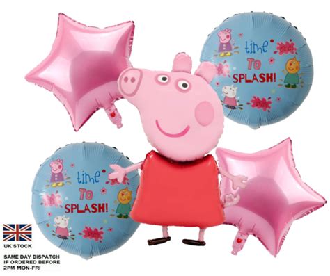 Peppa Pig Balloons Kids Parties Decoration Set Marias Parties