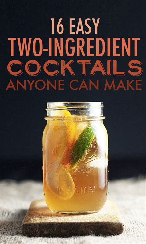 This version steps it up a notch with an infused vodka. 16 Easy Two Ingredient Cocktails | In The Kitchen & At The ...