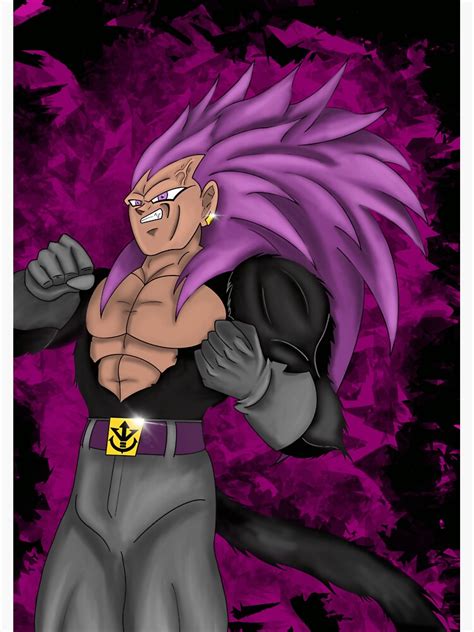 Vegeta Ssj4 X Ultra Ego Background Sticker For Sale By Saiyansamurai