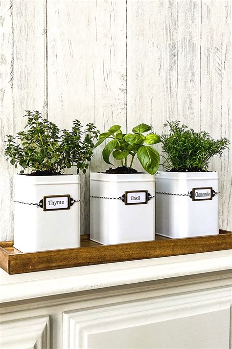 The small footprint will turn out lots of herbs without taking up too much real estate. How To Make A DIY Indoor Herb Garden Kit For Your Kitchen Window | Heart Filled Spaces
