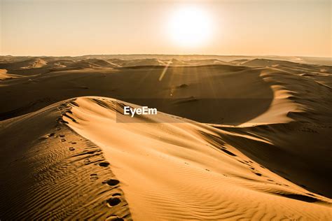 Scenic View Of Desert Against Clear Sky Id 98686235
