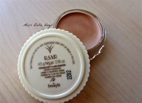 Benefit Creaseless Cream Shadow In Rsvp Review Miss Bella Blogs