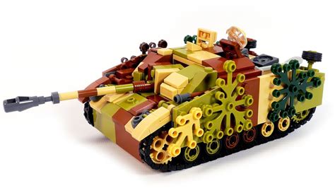 How To Build Lego Tank Ww2 Sluban M38 B0858 Stug Iii Youtube