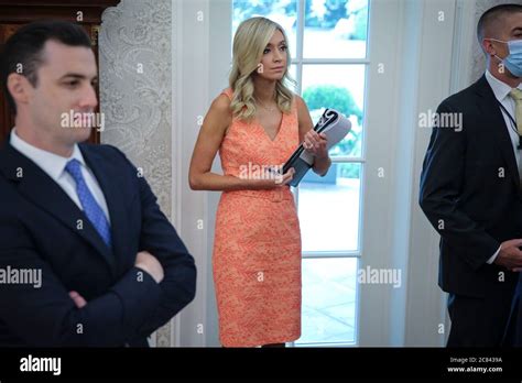 White House Press Secretary Kayleigh Mcenany Attends A Meeting With