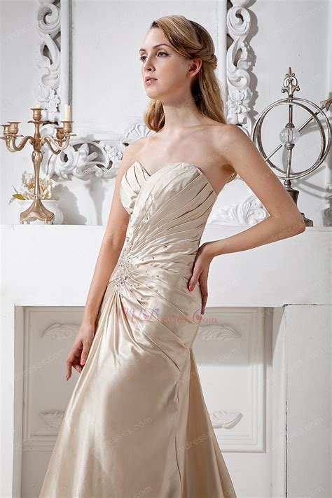 Champagne Mother Of The Bride Dress And Jacket