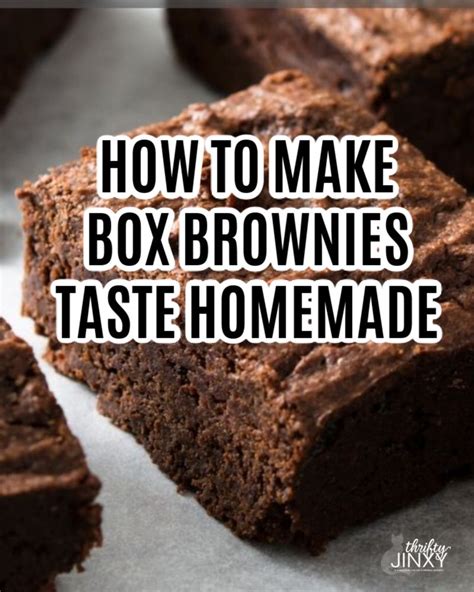 Make A Box Of Brownie Mix Taste Like Homemade How To Make Box Box