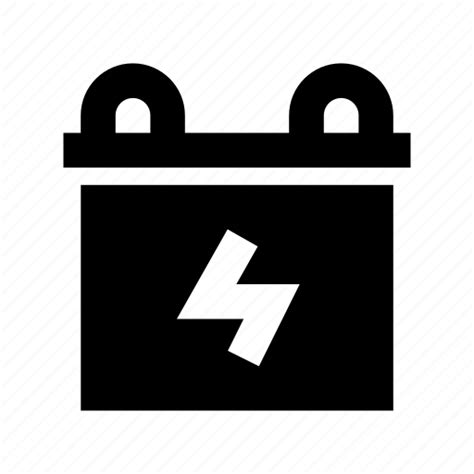 Automotive battery, battery charging, car battery, truck battery, vehicle battery icon ...
