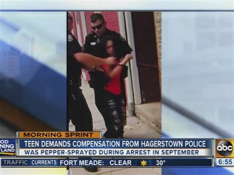 Girl Pepper Sprayed By Police In Hagerstown Demands Compensation Family To File Lawsuit