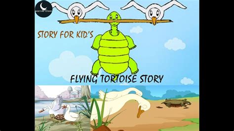 Flying Tortoise Story The Talkative Tortoise Panchatantra Stories