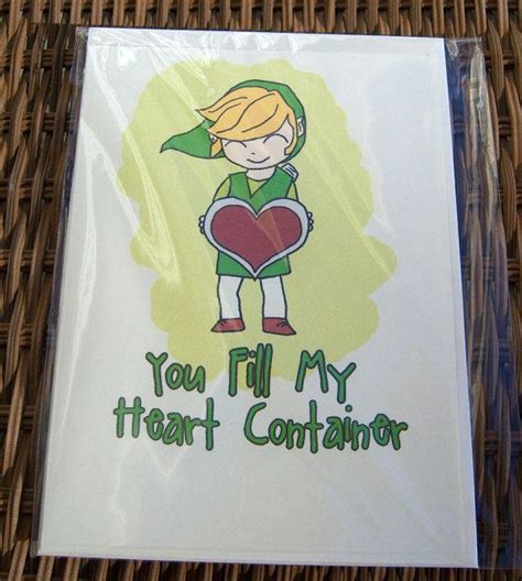 Legend Of Zelda Link Card By Sweetgeek On Etsy 350 Valentine Day