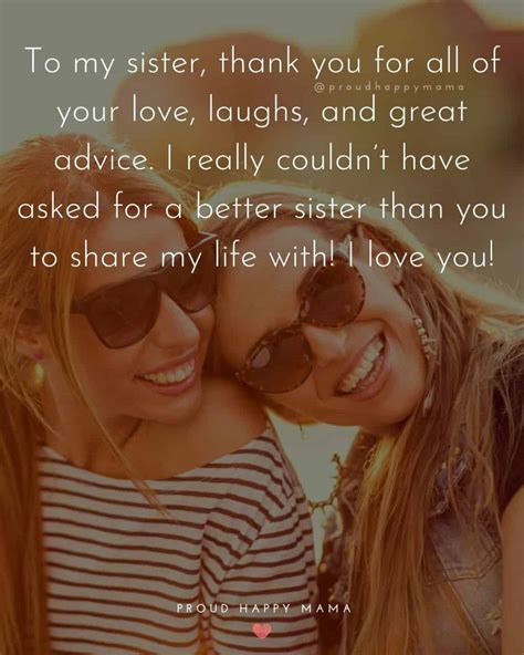 70 Heartfelt I Love My Sister Quotes With Images