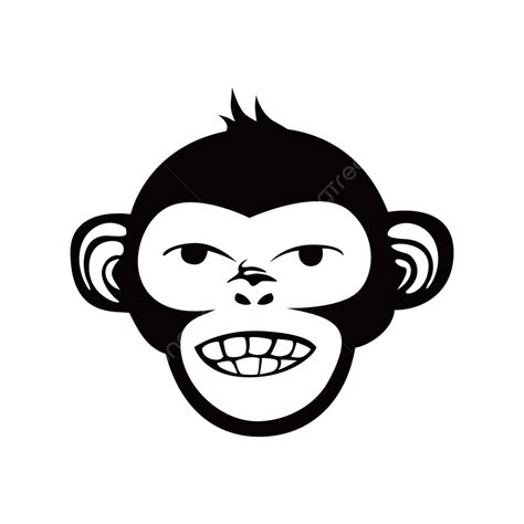 Cute Monkeys Vector Hd Images Cute Monkey Silhouette Monkey Head