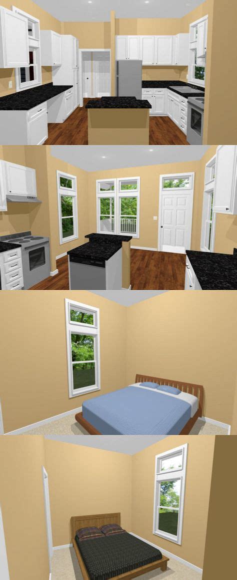 Simple log cabin floor plans big log cabins. 14x32 House -- #14X32H1V -- 643 sq ft - Excellent Floor ...
