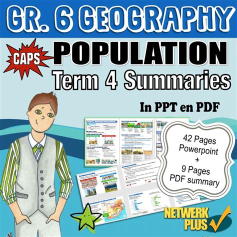 Grade 6 Geography Full Term 4 Summaries Population Summary In