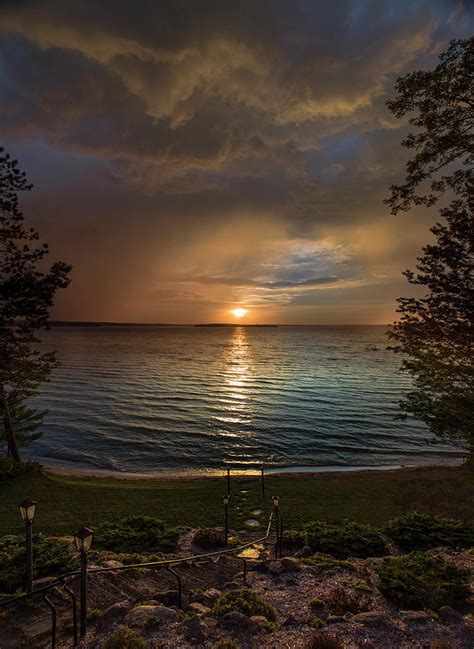 Stairway To Heaven Sunset Photograph By Ron Wiltse Fine Art America