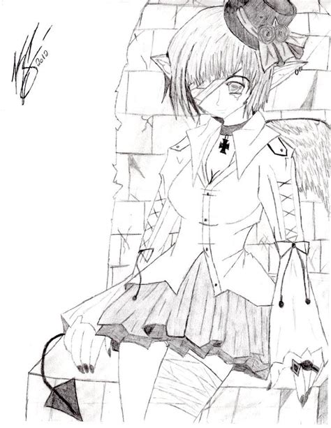 Half Demon And Angel Girl By 21emokittens On Deviantart