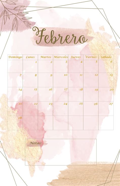 Calendario Febrero 2021 Calendario 2021 Calendarios Imprimibles