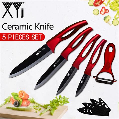 Xyj Ceramic Knives Kitchen Knives Accessories 3 4 5 6 Inchfree Peeler