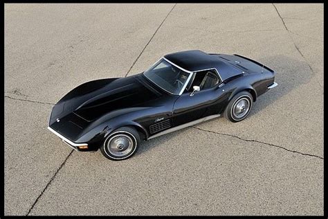 The Black 72 Only One Corvette Received A Factory Applied Black Paint
