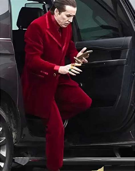 Renfield Nicolas Cage Suit Dracula Velvet Suit