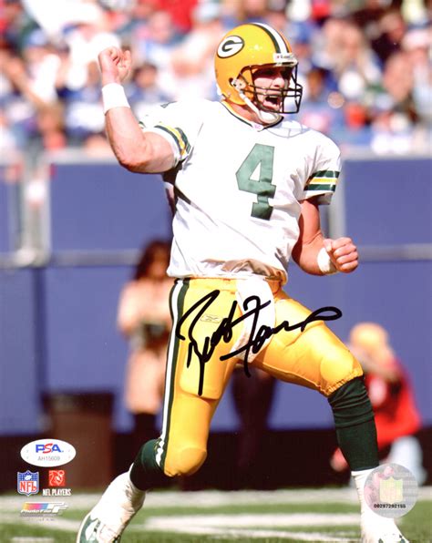 Brett Favre Signed Packers 8x10 Photo Psa Coa Pristine Auction