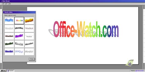 Bring Back The 90s With Online Wordart Office Watch