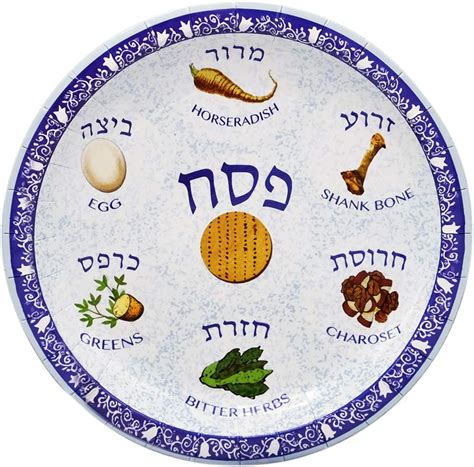 Passover Seder Plate Design Paper Goods Party Set Seder