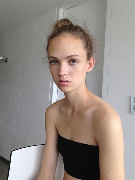 Adrienne Jüliger Women Model Polaroids Black Tube Top