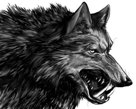 Dire Wolf Portrait By Feralkyn On Deviantart