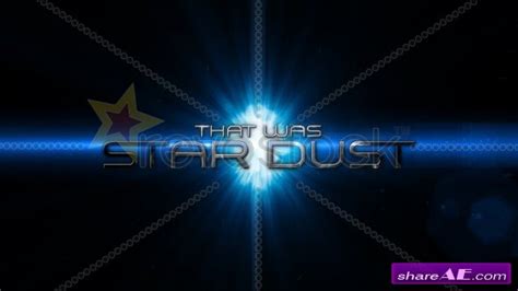 Download the after effects templates today! Star Dust - Galaxy Dream - After Effects Project ...