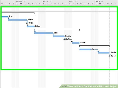 How To Print A Gantt Chart In Microsoft Project 13 Steps