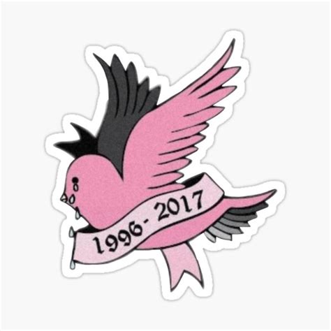 Crybaby Logo Lil Peep Tattooed Sticker By Dumontbast In 2021 Lil Peep