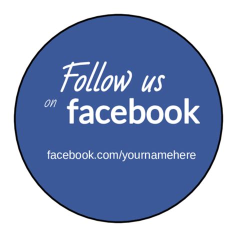 Follow Us On Facebook Label Template Onlinelabels