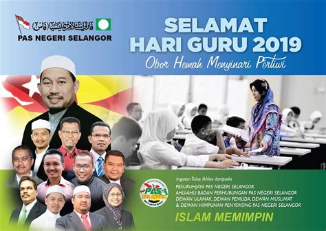 Many lives were sacrificed, many battles were fought before we finally got independent…. Selamat Hari Guru 2019 - Berita Parti Islam Se Malaysia (PAS)